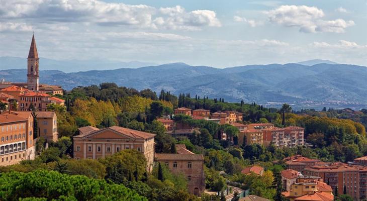 Scenic vista in Italy