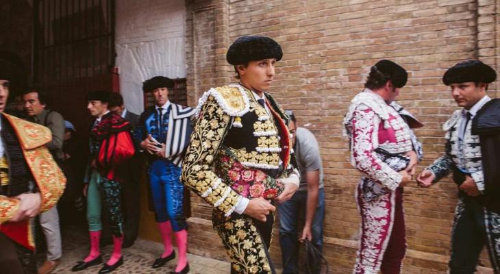 a group of matadors standing together