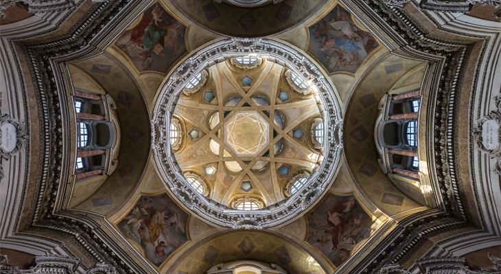 Image of chapel ceiling
