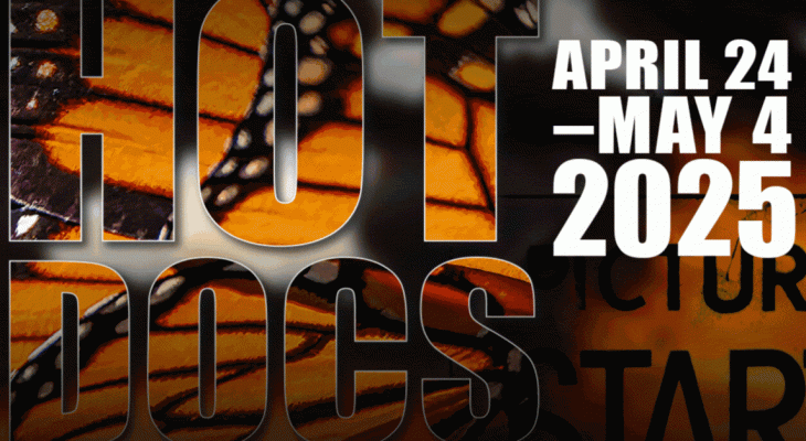 Hot Docs 2025 poster with festival dates of April 24 to May 4 2025