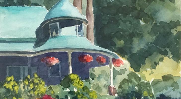 Landscape painting by WAAC Member Artist Kay Lee