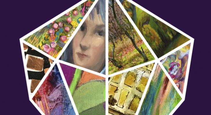 Small Gems poster-collage of multiple artworks
