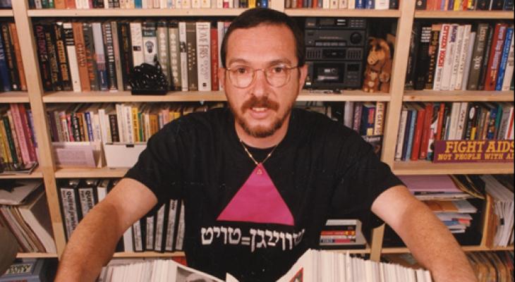Johnny Abush with his collection Twice Blessed