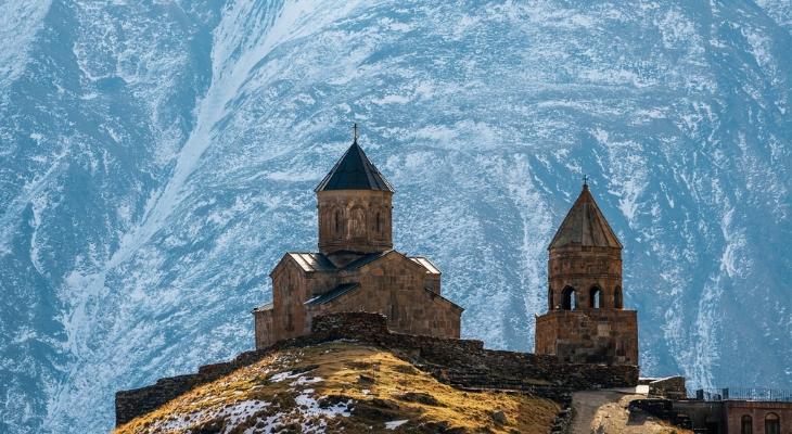 An old house on a hill