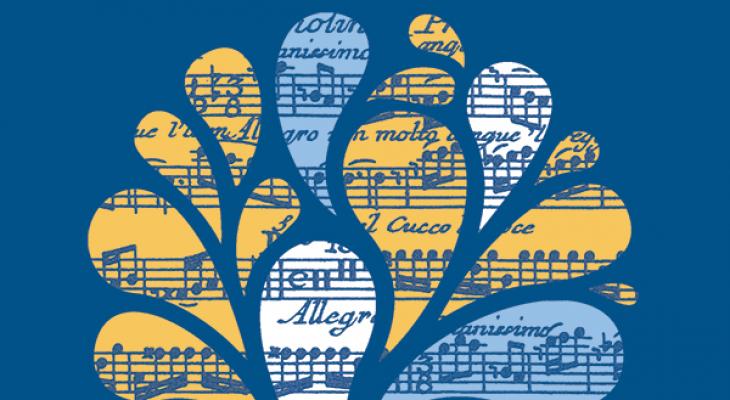 graphic tree with music notes