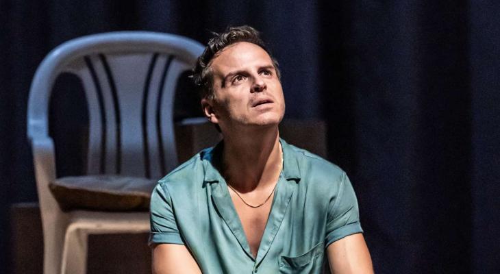 Andrew Scott onstage as Vanya.