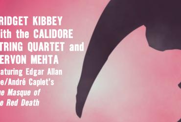 Bridget Kibbey with the Calidore String Quartet and Mervon Mehta, narrator