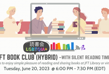 Hybrid Book Club – With Silent Reading Time – LGBTQIA+ Books