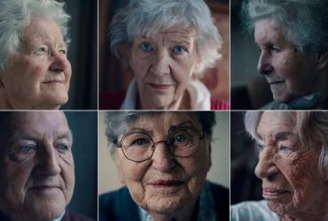 Six of the participants of 80 Faces of Freedom.