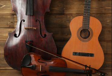 Collection of string instruments
