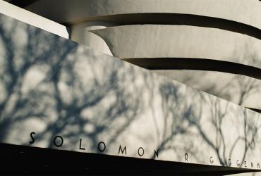 Front of Guggenheim museum