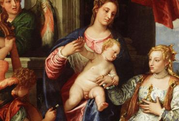 Detail of a Renaissance painting