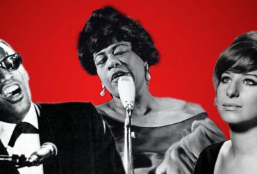 Ray Charles, Ella Fitzgerald and Barbra Streisand