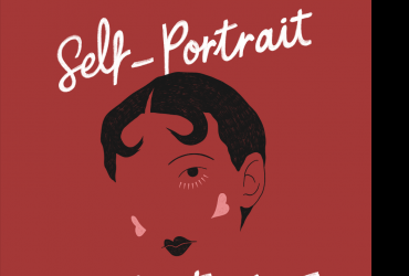 an image of a self-portrait with the words "self-portrait mastery" written in script around the face with the time and date written below