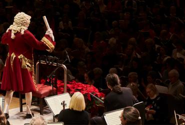 Mr Handel leading Sing-Along Messiah