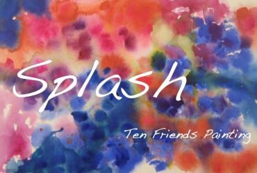 SPLASH:SPLASH: Ten Friends Painting with watercolour background image