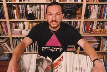 Johnny Abush with his collection Twice Blessed 