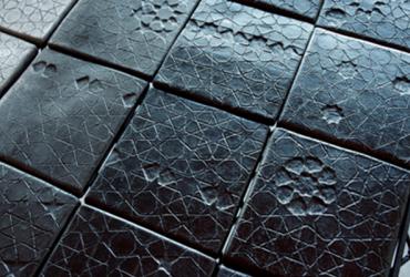 Close up of Egyptian tiles
