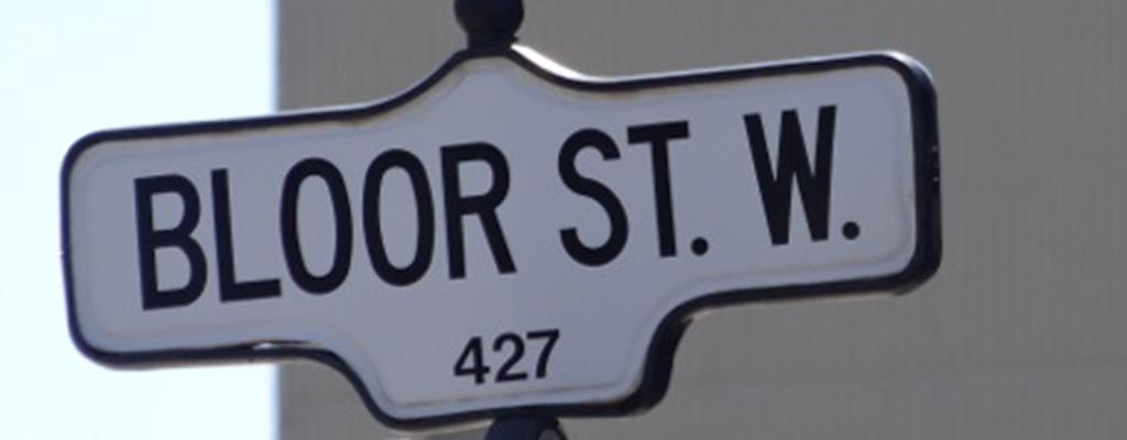 bloor st sign