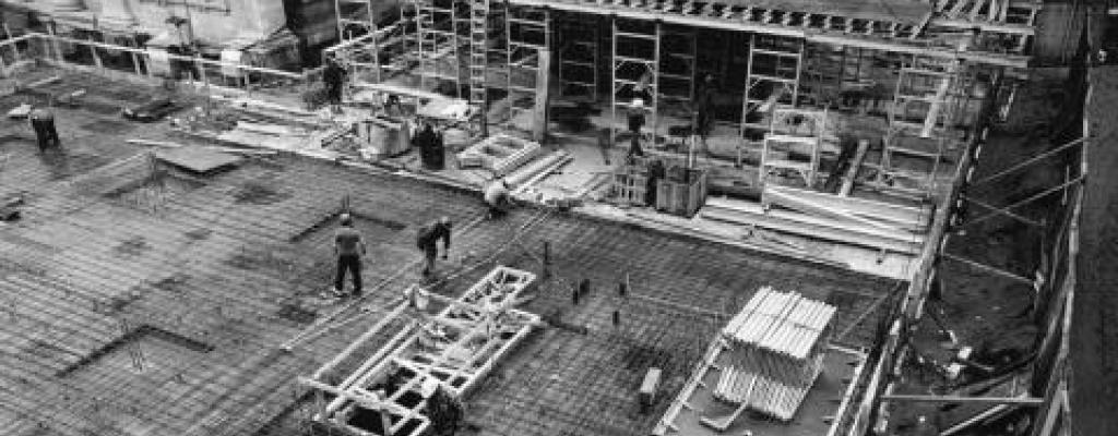 Photo of Gardiner Museum 1984 construction